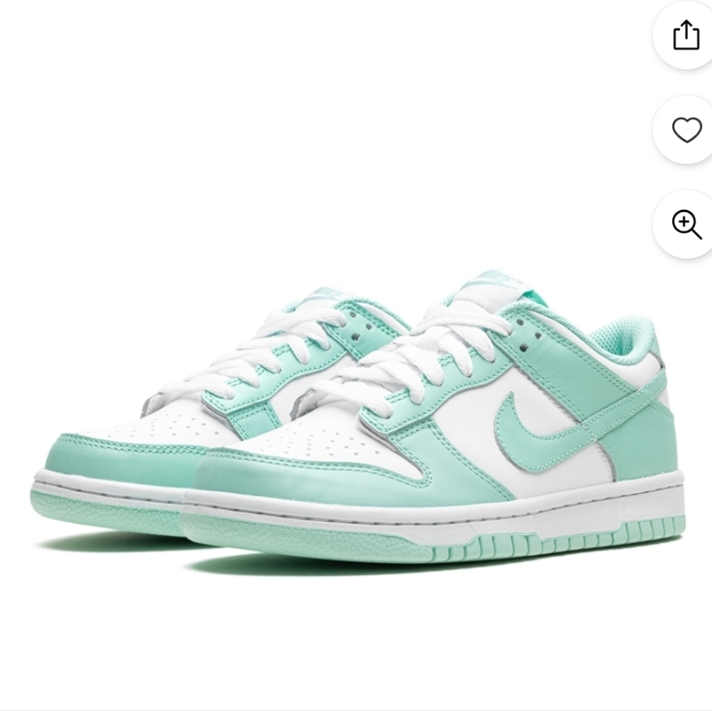 Nike Dunk Low GS White Mint Foam FZ3534-100 Size 6Y Women’s Size 7.5 Sneakers - Picture 13 of 13
